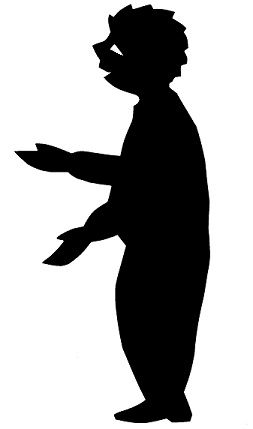 253x429 Homme Personnage En D`ombres Ombres Chinoises Silhouette