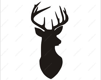 340x270 Deer Head Dxf Etsy