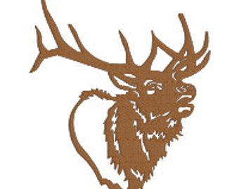 340x270 Elk Silhouette Etsy