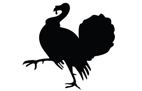 550x354 Turkey Silhouette Vector Silhouettes Vector