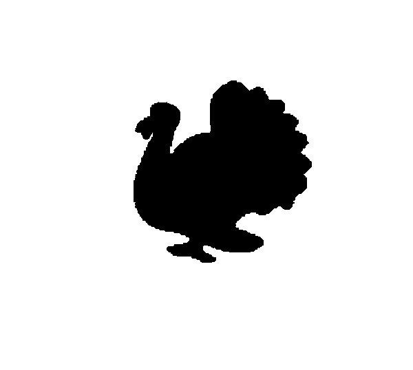 600x538 Silhouette Thanksgiving Turkey No.1 On Luulla