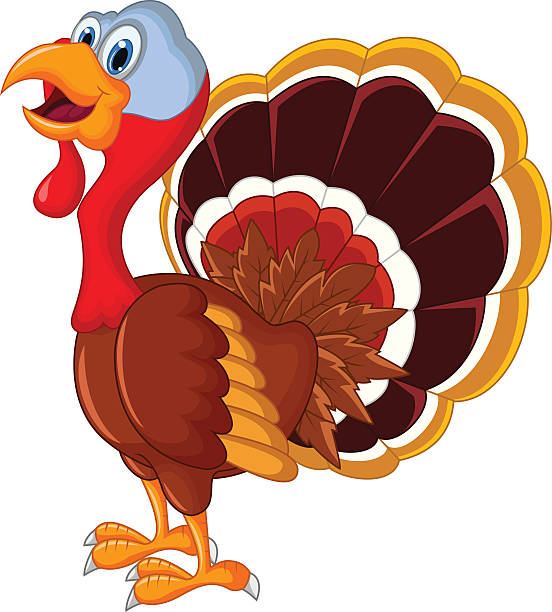552x612 Happy Turkey Silhouette Clipart