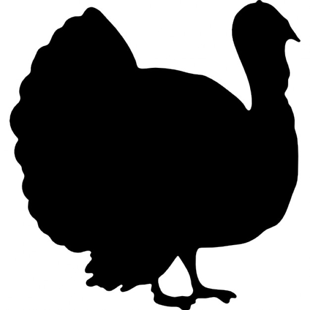 626x626 Turkey Bird Shape From Side View Icons Free Download