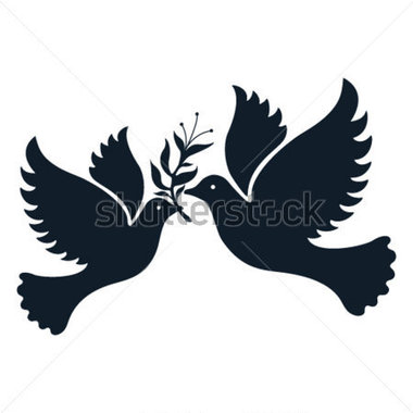 380x380 Dove Christian Symbol Clip Art