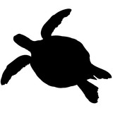 160x160 Turtle Silhouette Vector Graphics Stock Image And Royalty Free