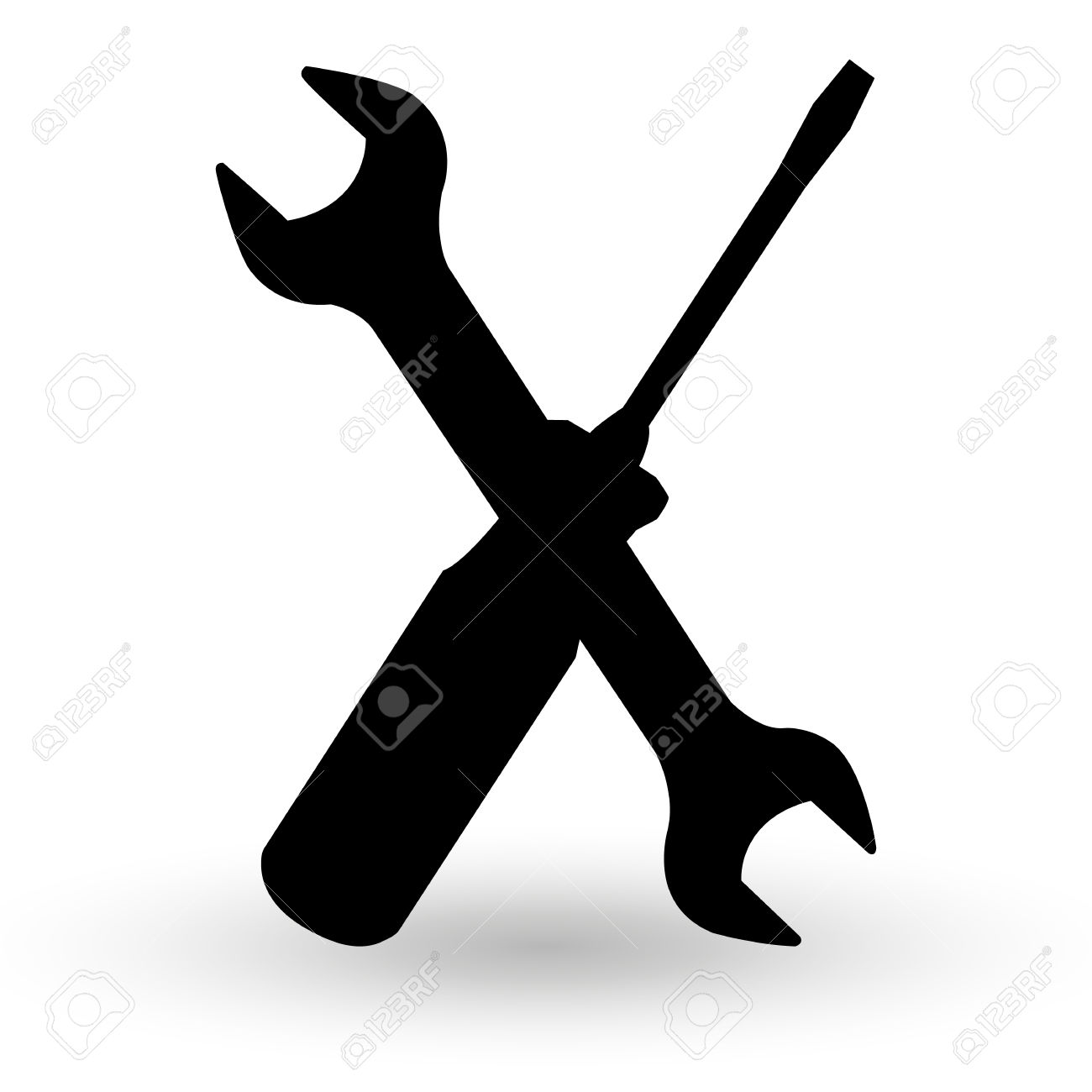 1300x1300 Screwdriver Clipart Silhouette
