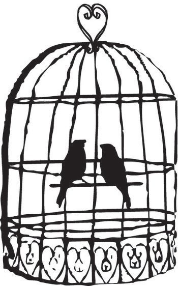 Two Birds Silhouette At Getdrawings Free Download