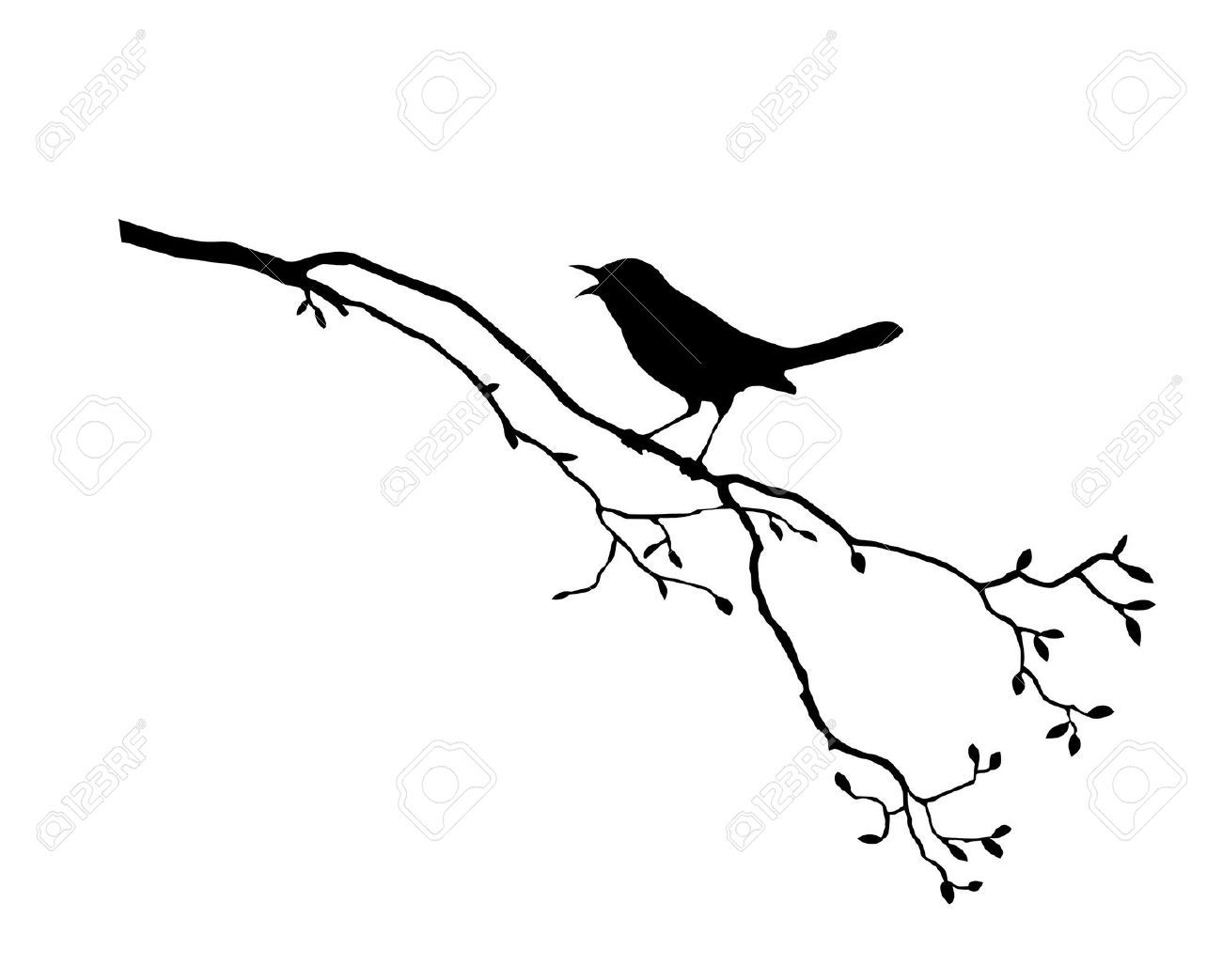 1300x1043 Images For Gt Two Birds On A Branch Tattoo Printables Birds