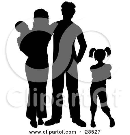 450x470 Family Silhouette Clip Art Clipart Panda