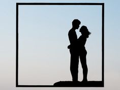 236x176 Two People Hug Silhouette Clipart Collection