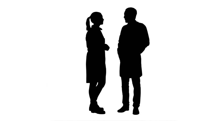 Two People Silhouette at GetDrawings | Free download