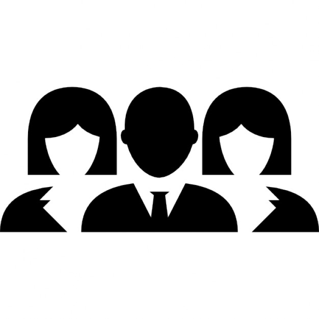 626x626 Man And Two Women Group Close Up Icons Free Download
