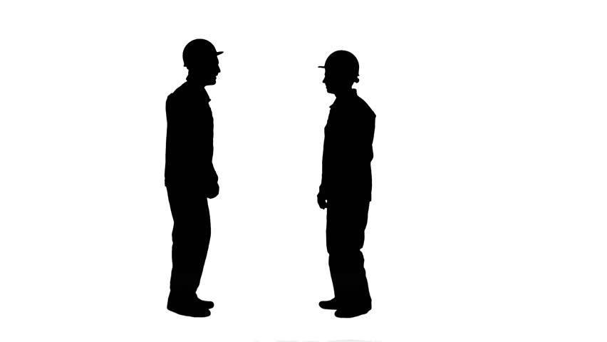 852x480 Silhouette Of Two Women Meeting And Talking, Full Hd Footage