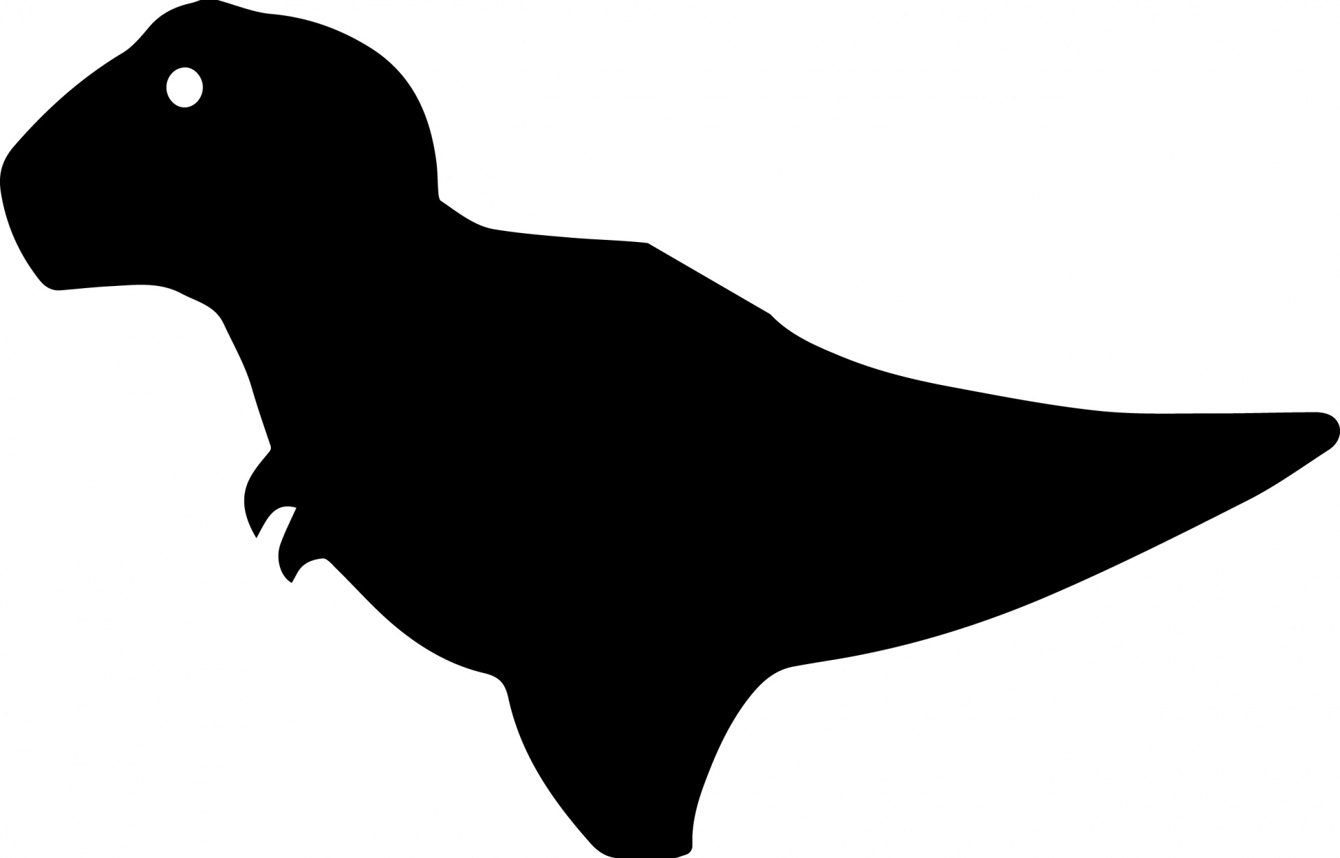 1920x1230 Chibi T Rex Silhouette Free Stock Photo
