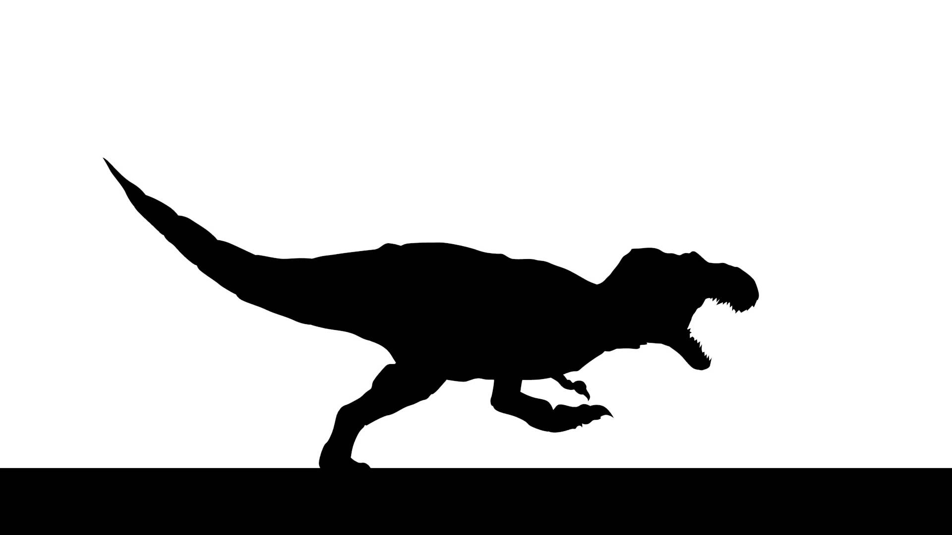 1920x1080 T Rex Silhouette