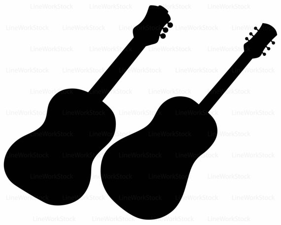 570x456 Guitar Svgguitar Clipartguitar Svgguitar Silhouetteguitar