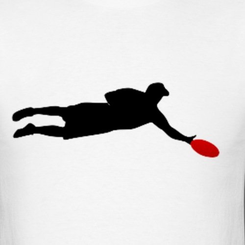 500x500 Summer 2017 Famous Brand Ultimate Frisbee Silhouette Men's Cotton