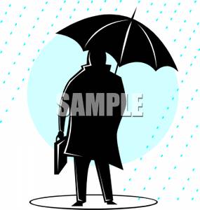 285x300 Art Image A Silhouette Of A Businessman With A Briefcase Under