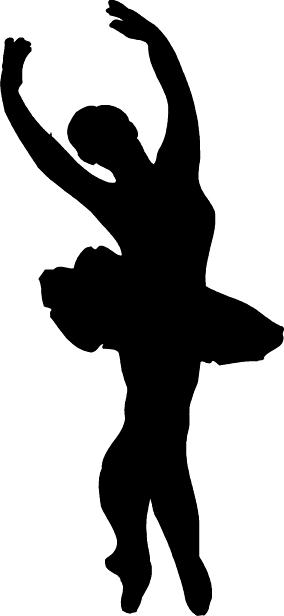 284x616 Ballerine Clipart Umbrella Silhouette