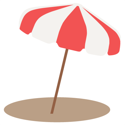 432x432 Beach Umbrella Svg Scrapbook Cut File Cute Clipart Files