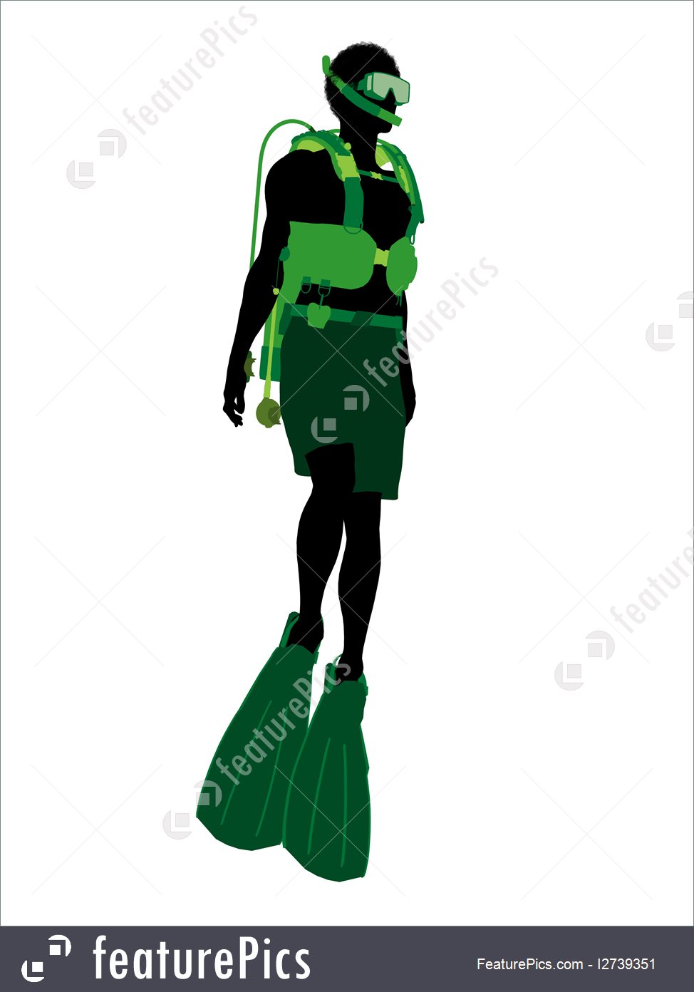 974x1392 Underwater Diving Scuba Diver Silhouette