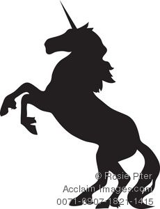 230x300 Unicorn Head Silhouette Clipart