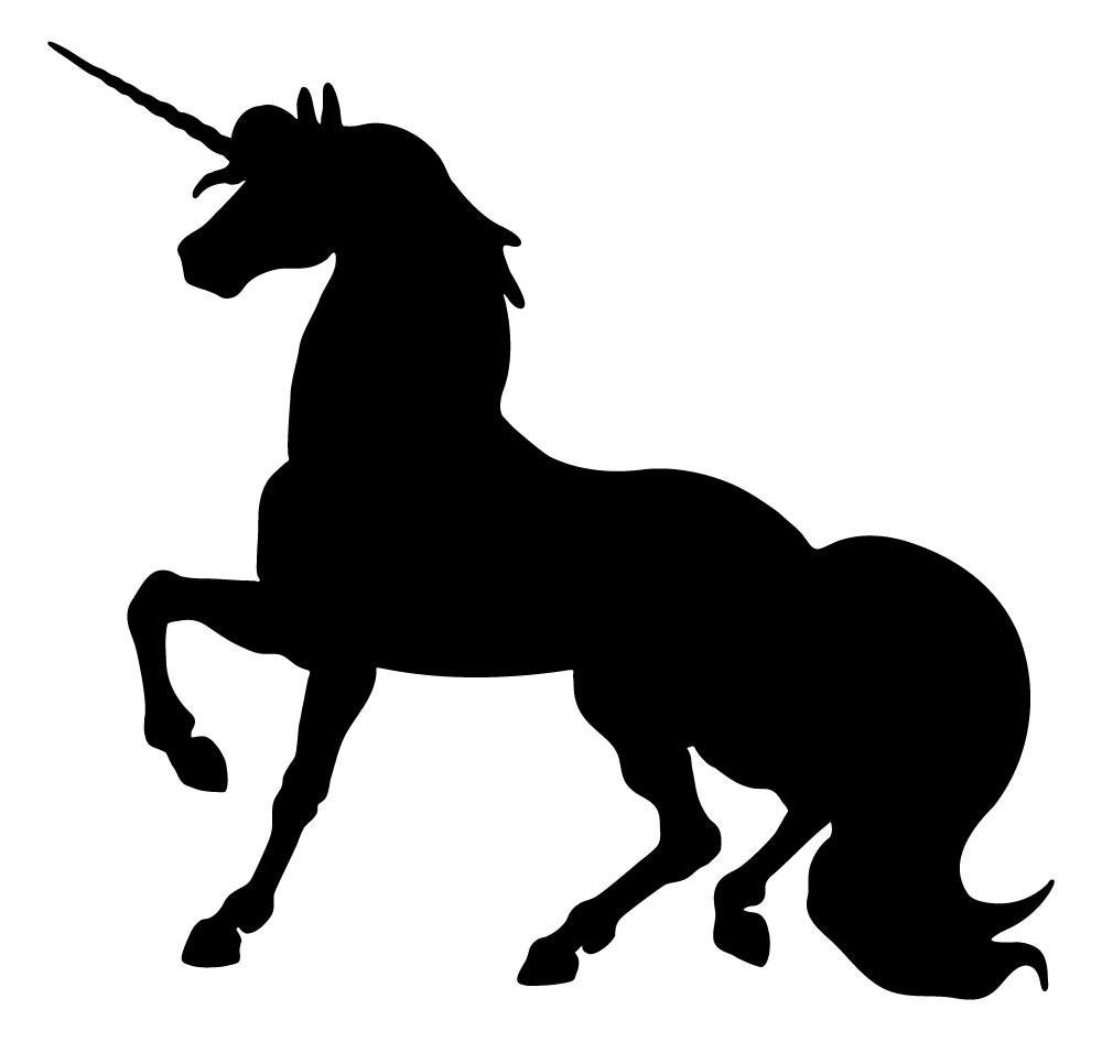 Unicorn Head Silhouette at GetDrawings | Free download