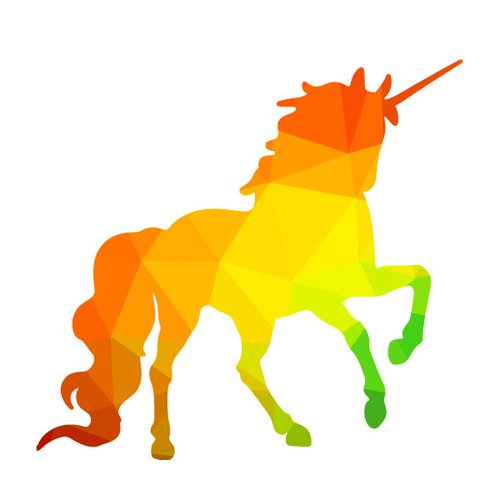 500x500 Unicorn Vector Silhouette Public Domain Vectors