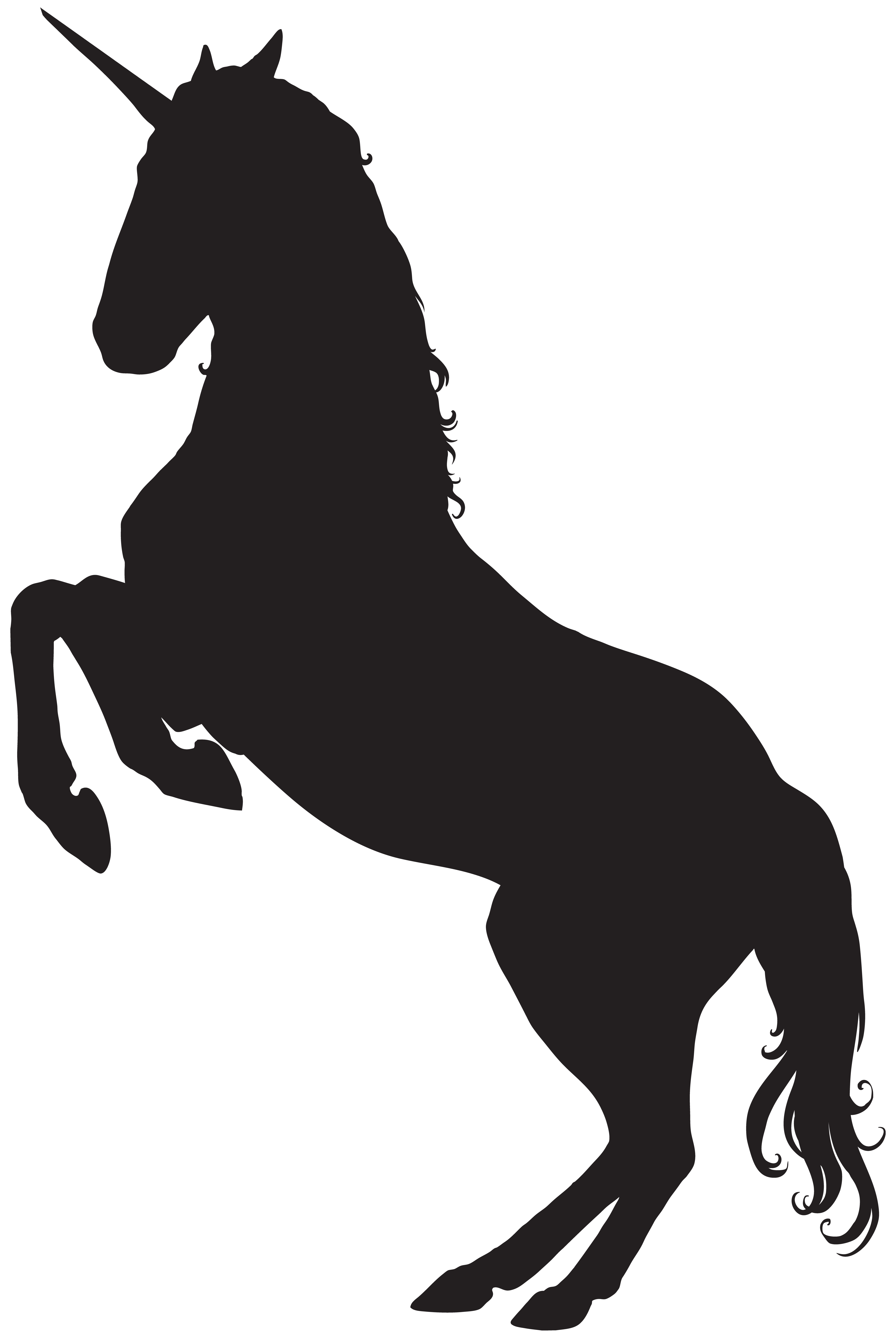 5373x8000 Unicorn Silhouette Png Clip Art Imageu200b Gallery Yopriceville