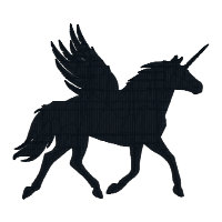 200x200 Buy 2 Get 1 Free Unicorn Silhouette Pegasus Silhouette