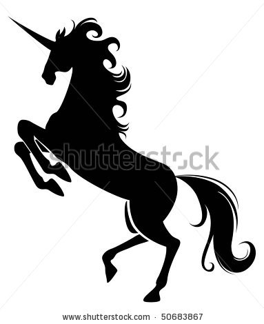 383x470 Unicorn Head Silhouette Clipart Panda