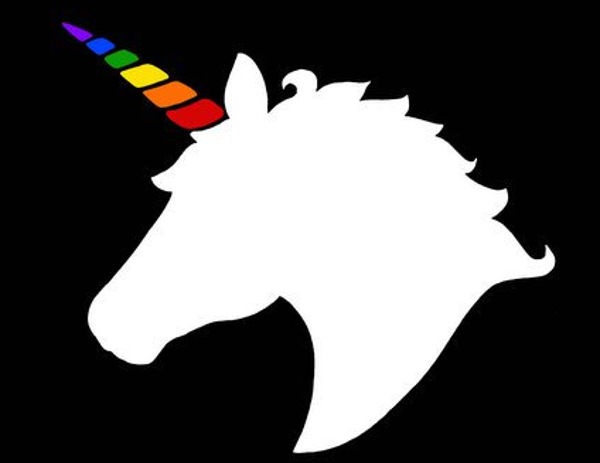 600x463 Unicorn Silhouettes