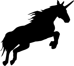 242x215 Unicorn Silhouette Silhouette Of Unicorn