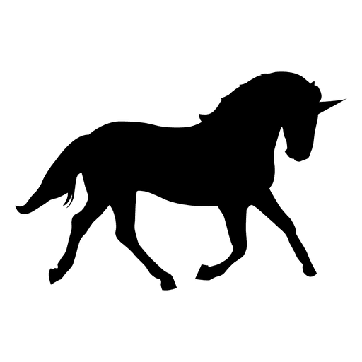 512x512 Unicorn Silhouette Animal