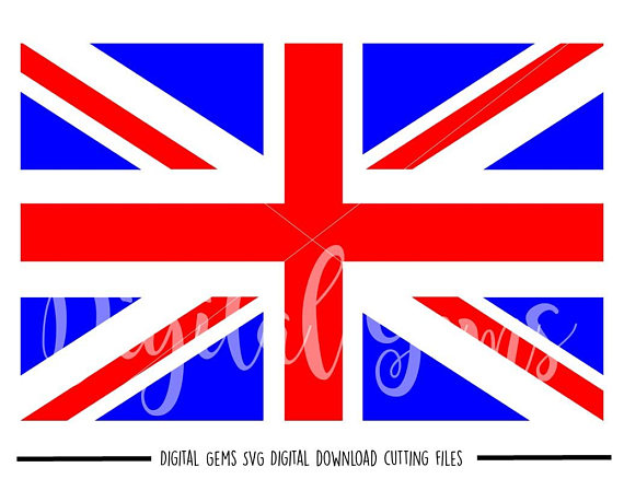 570x438 Union Jack Flag Svg Dxf Eps Png Files. Digital Download.