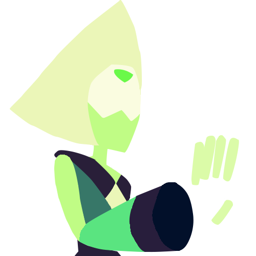 500x500 Peridot Silhouette By Flamingdoesgfx