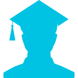 256x256 Male University Graduate Silhouette With The Cap 1 Digital