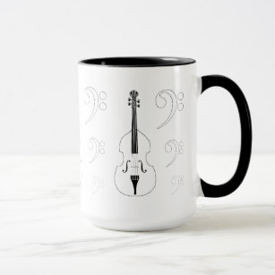307x307 Double Bass Mugs, Coffee Mugs Amp Cups Zazzle Uk