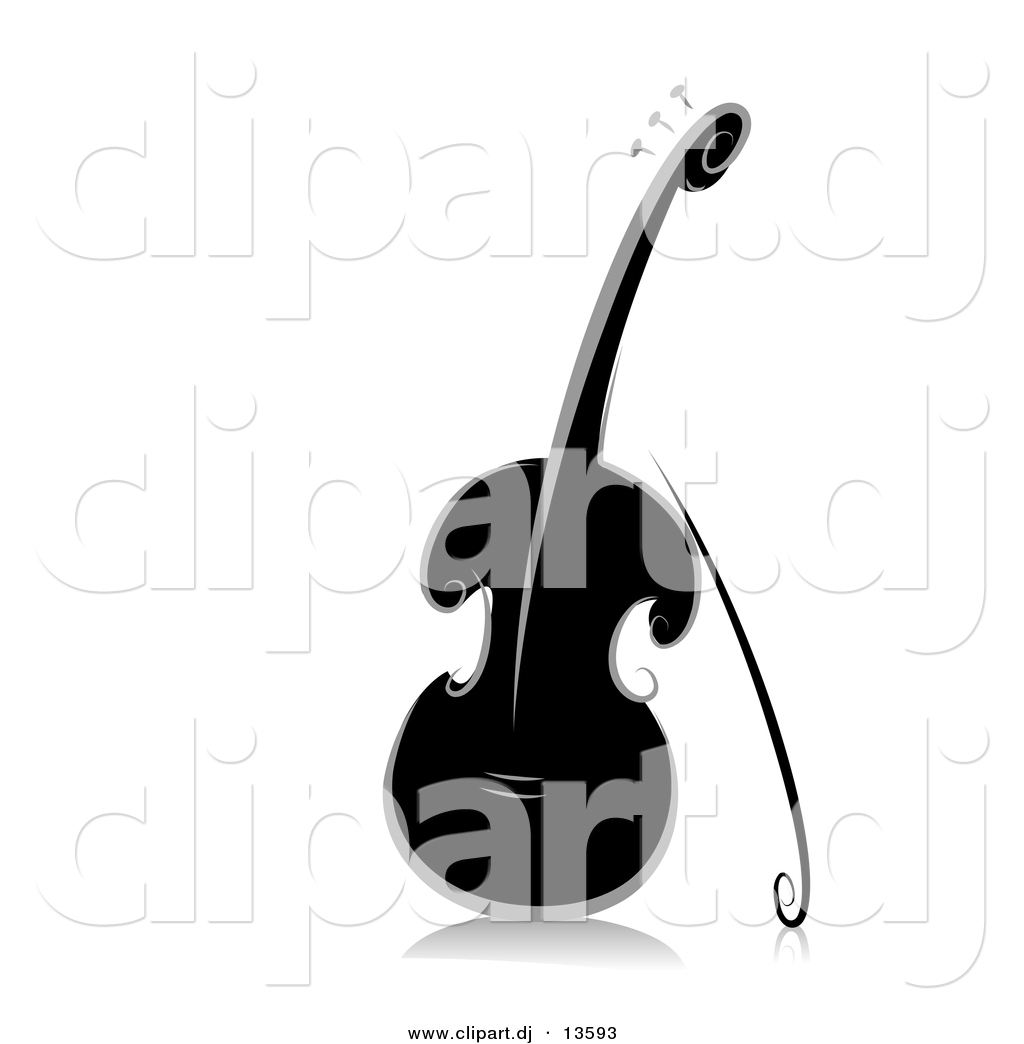 1024x1044 Vector Clipart Of An Ornate Violin