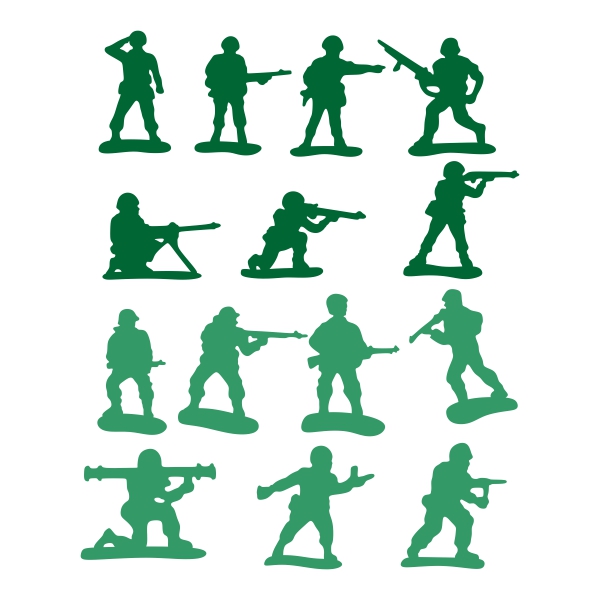600x600 Army Soldiers Pack Cuttable Design