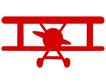 340x270 Biplane Silhouette Clipart Free Collection