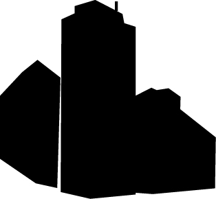 314x290 Building Silhouette Clipart