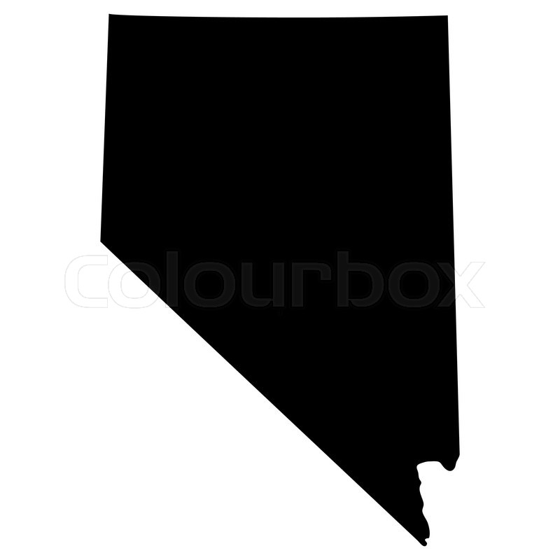 800x800 Us Map Silhouette Vector
