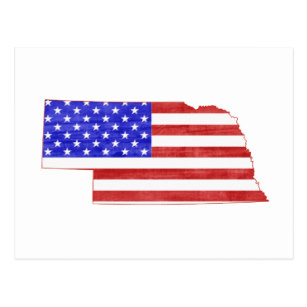 307x307 Nebraska Silhouette Postcards Zazzle