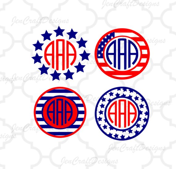570x550 American Flag Svg, Usa Monogram Frames, 4th Of July Svg, Memorial