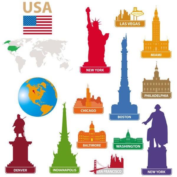 600x600 Landmark Building Silhouette Vector Figure 2 [Eps]