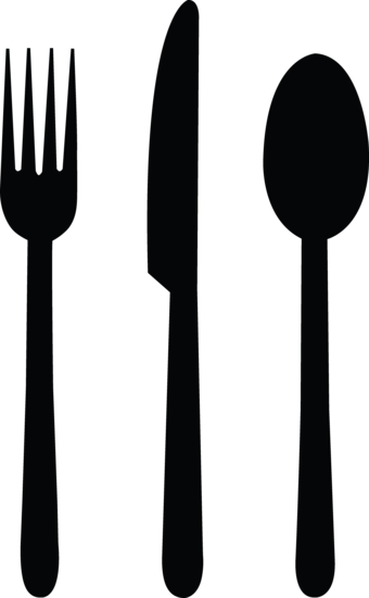 340x550 Tableware Silhouettes