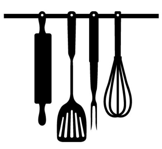 521x480 Utensilios Craft Ideas Cricut, Silhouettes And Svg