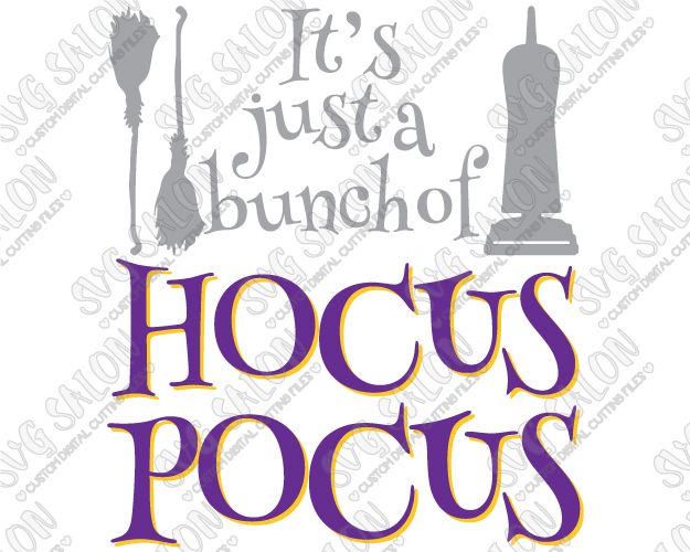 625x500 Halloween It's Just A Bunch Of Hocus Pocus Broomstick And Vacuum