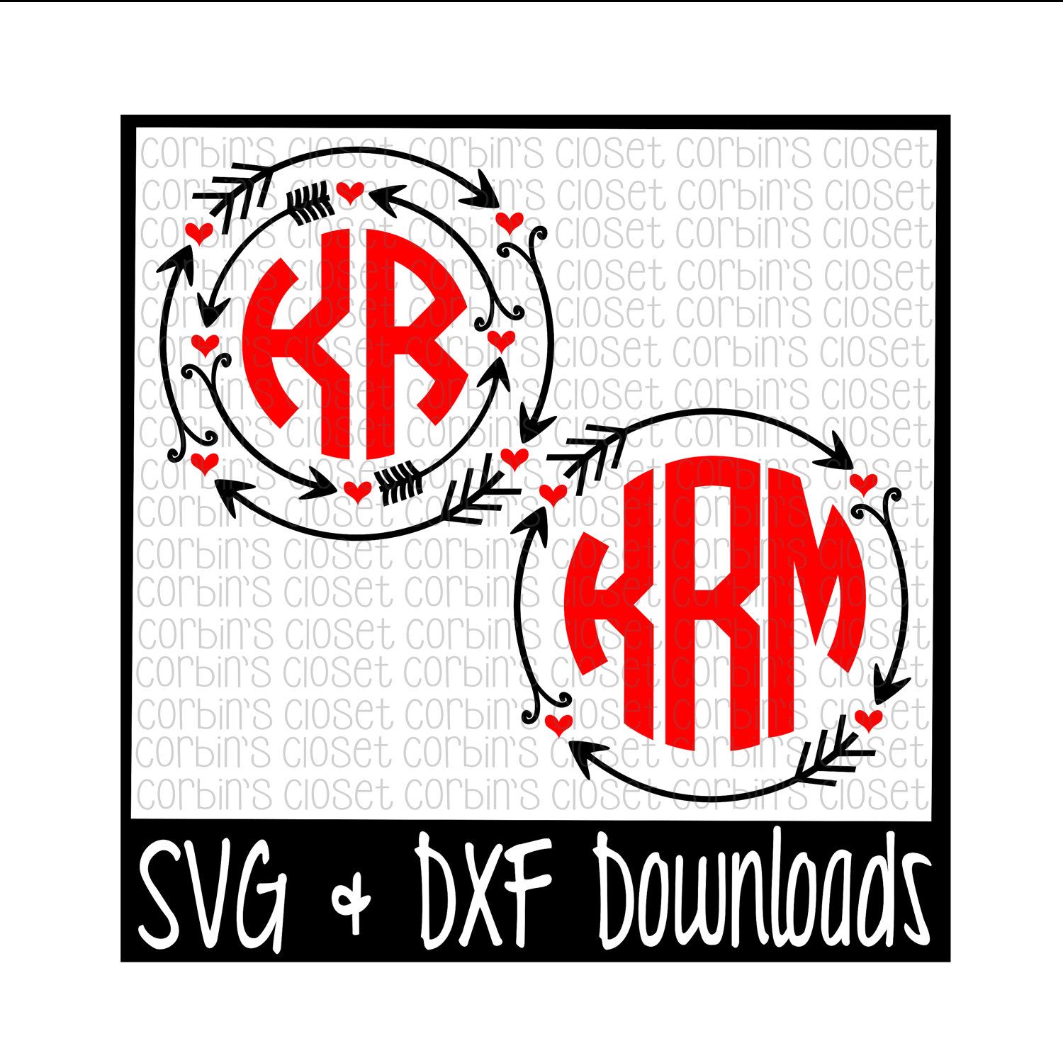 1500x1500 Circle Monogram Svg Valentine Monogram Svg Valentine Cut File